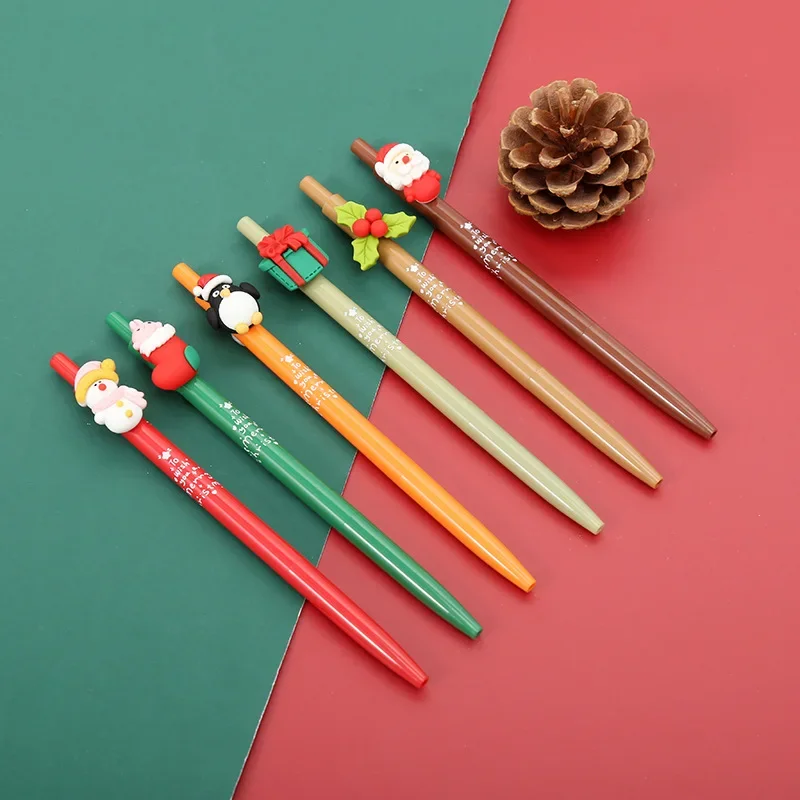 

36PCS Christmas Series Student Office Press Neutral Pen Exam Water Pen Signature Stationery