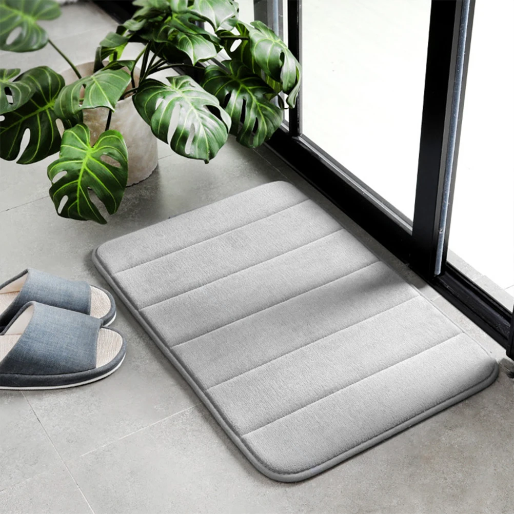 

Non slip Bathroom Floor Mat Premium Material Soft Comfort Pressure Relief Memory Design Easy Clean Skid Resistance Home Decor