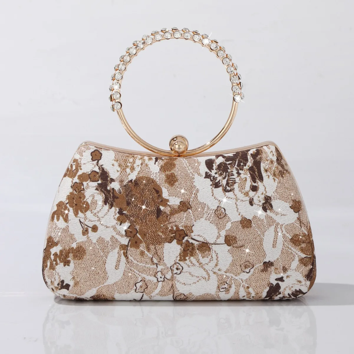 Dinner Literary And National Style Handbag Chinese Cheongsam Embroidered Gold Bag Chain Shoulder Messenger Bag Cartera De Fiesta