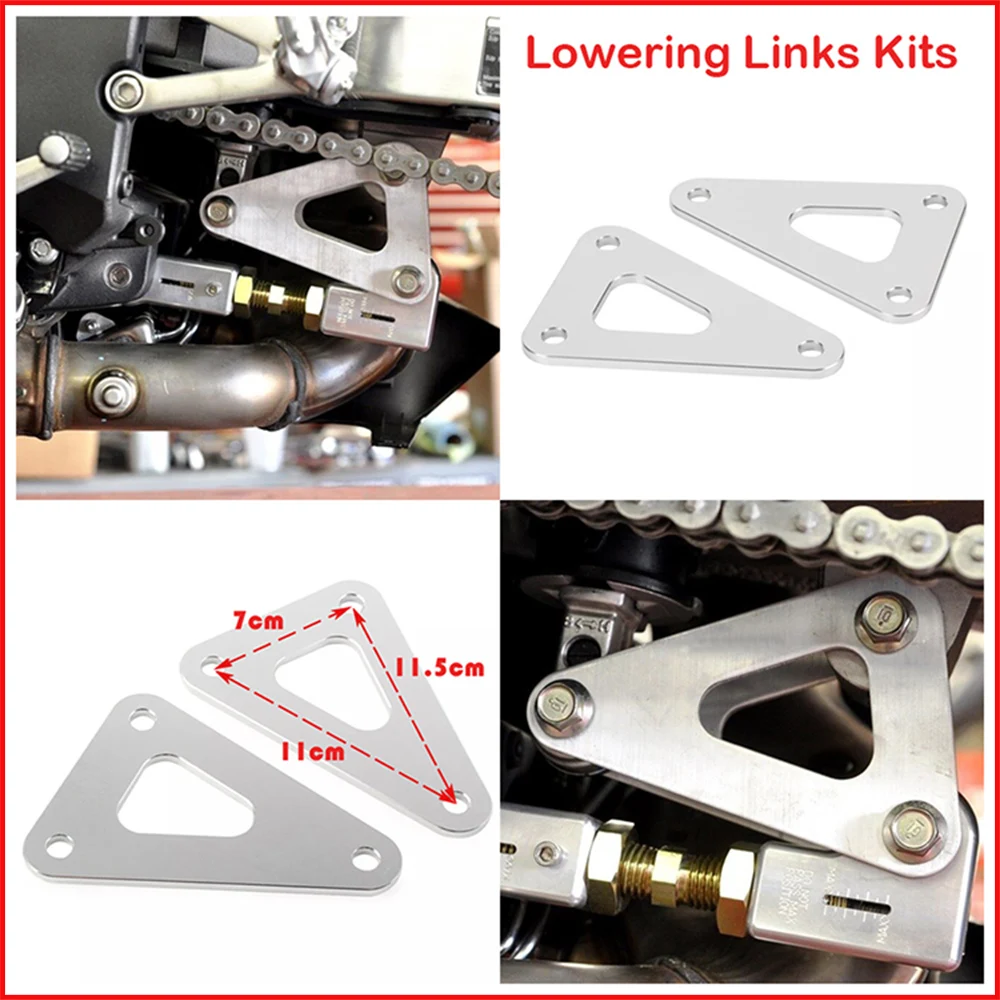 

Fits for Honda CBR 600RR CBR600RR ABS CBR600 RR F5 2007-2024 Motorcycle Lowering Links Suspension Adjustable Linkage Bracket Kit