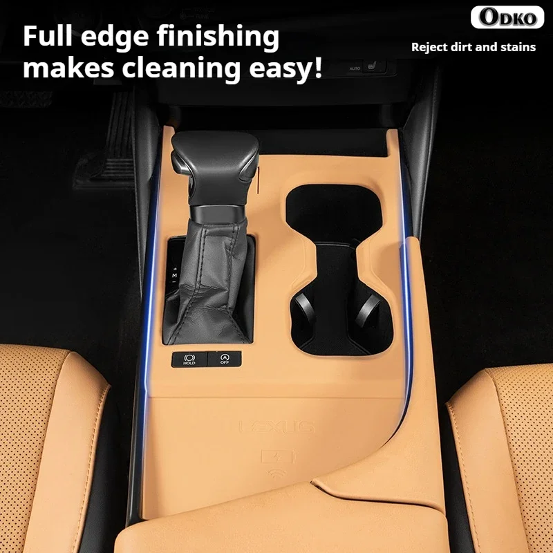 For Lexus ES200 Silicone Center Console Cover Non Slip Gear Shift Panel Cup Holder Protector Mat Anti Scratch Accessories