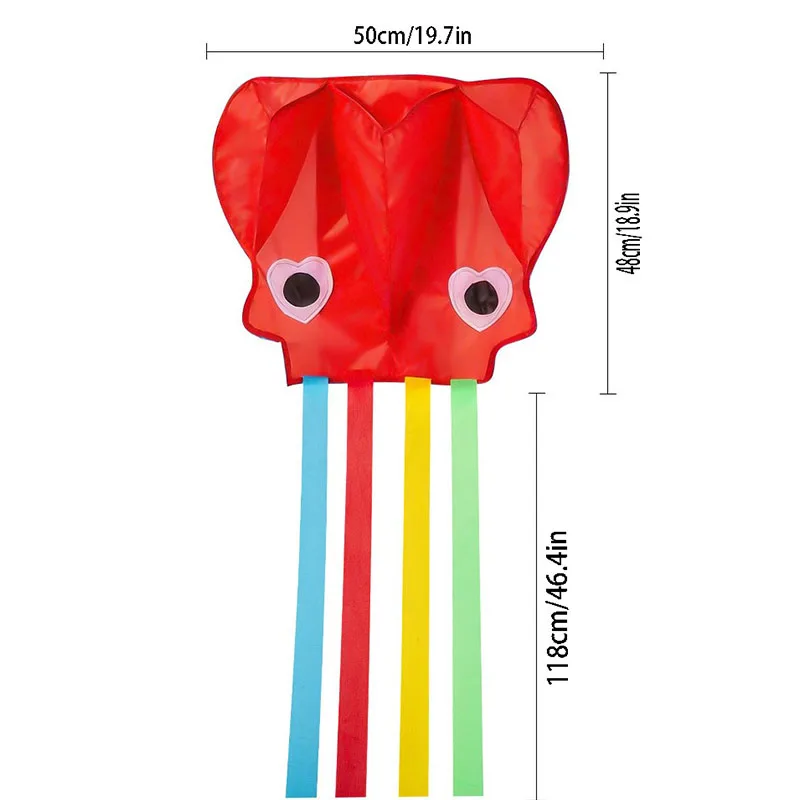 Octopus Pocket Kite For Kids Light Wind Easy Fly Portable Small Package Outdoor Family Interactive Toy Gift