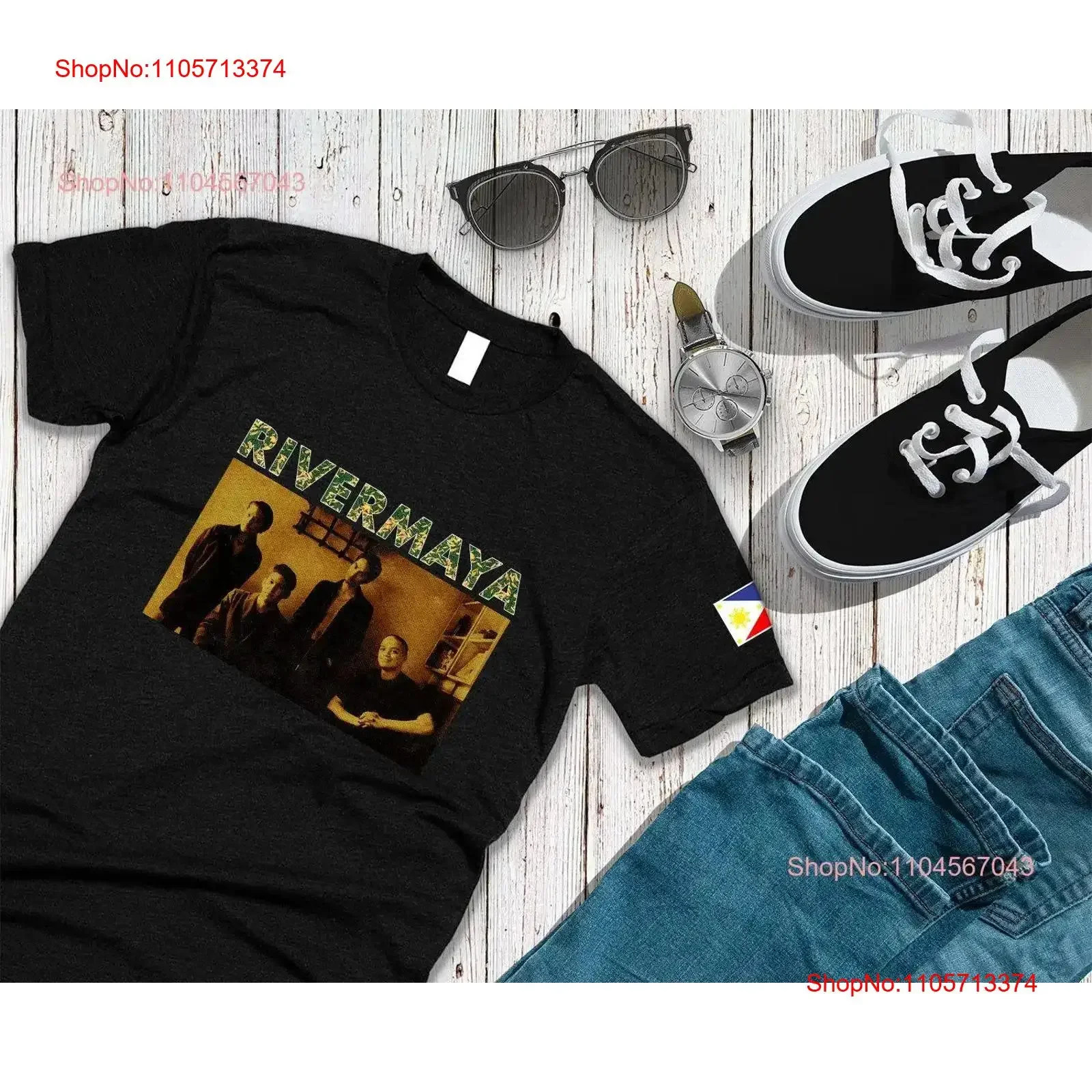 Filipino s RIVERMAYA Alternative Rock Band T Shirt Philippines Pilipinas 90's Pinoy vintage Washed Comfortable Soft