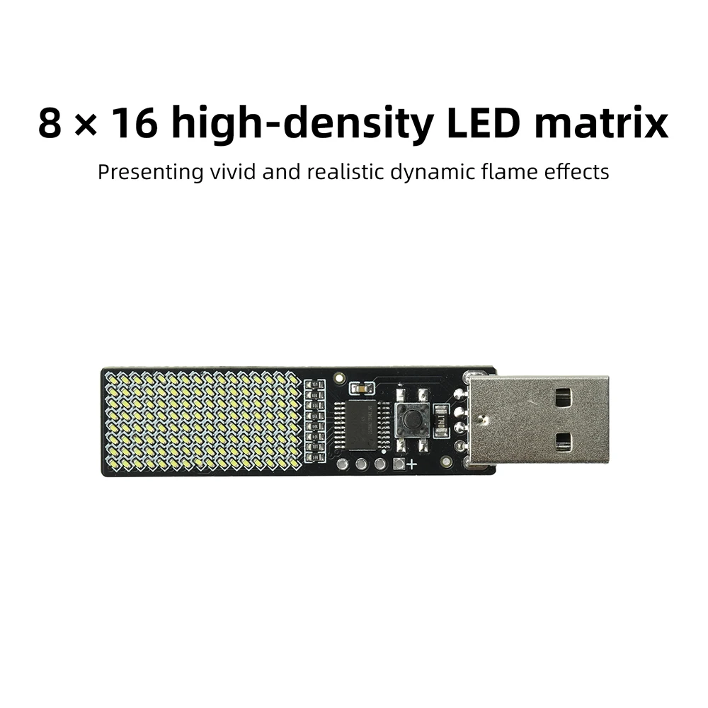 DC 5V Electronic Candle Light Led Display Screen Light Countdown/Blessing Message Atmosphere Lighting Module Usb Power Supply