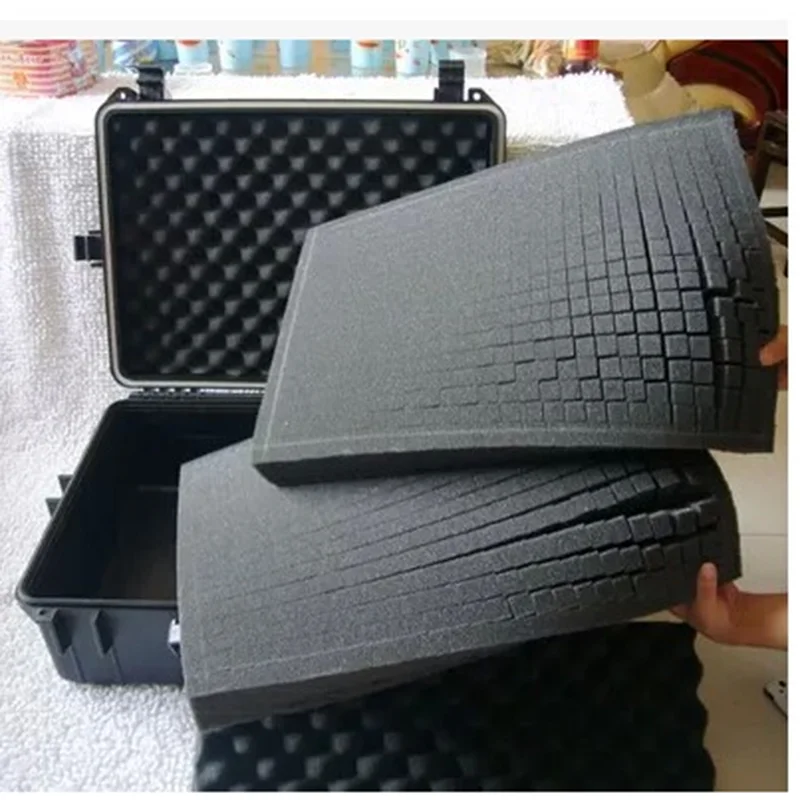 Grid DIY Pick Pluck Foam Insert, Cubic Customizable Protective Foam for Hard Plastic Equipment Case, Camera Tool Storage Box Sho