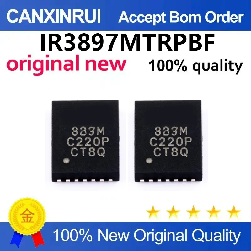 （5pcs-10pcs）Brand new original IR3897MTRPBF package PQFN16 adjustable DCDC switching regulator