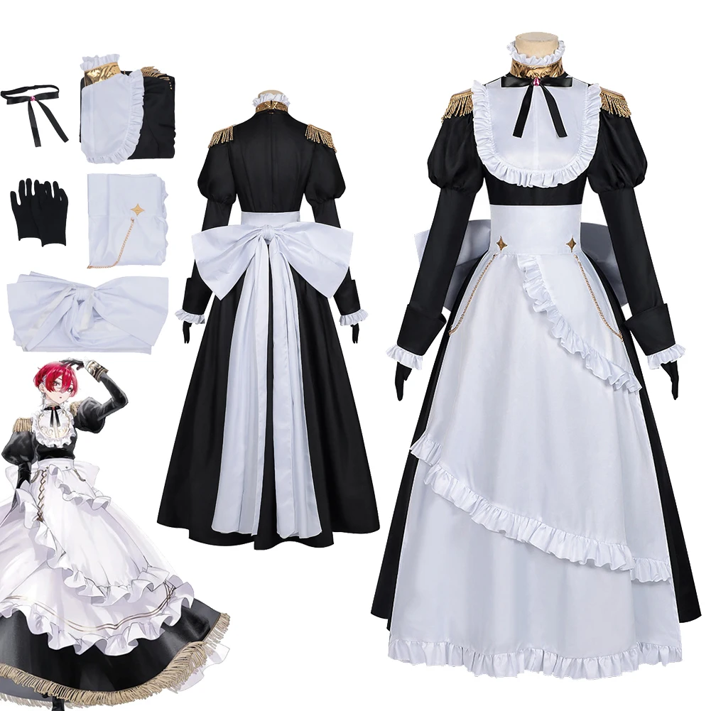 

Anime Playing Death Games to Put Food Table Benya Dress Clothes Halloween Costume Carnival Outfit Suits Party Disguise Roleplay