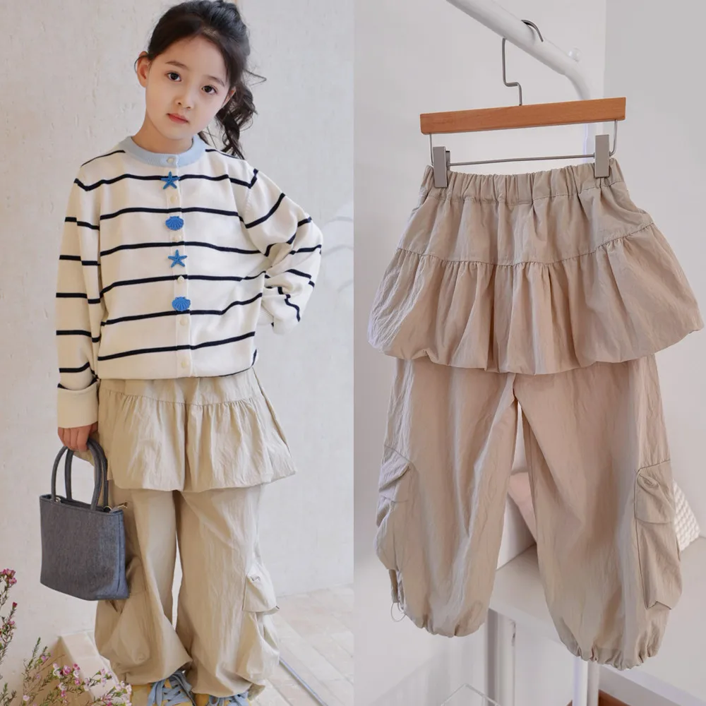 

Детская одежда для девочек: стильные и спортивные брюки-юбки для весны и лета, одежда для девочек-подростков.