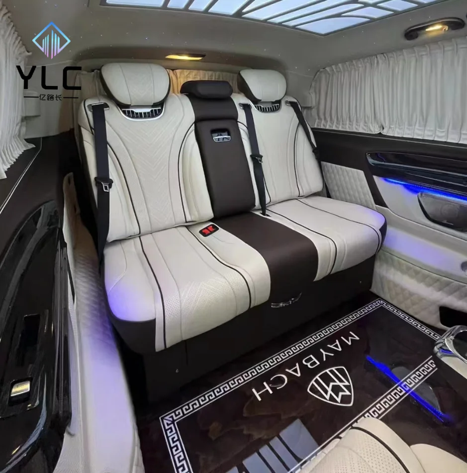 Luxury Leather Camper Van Seat Bed with Comfortable Design for RV