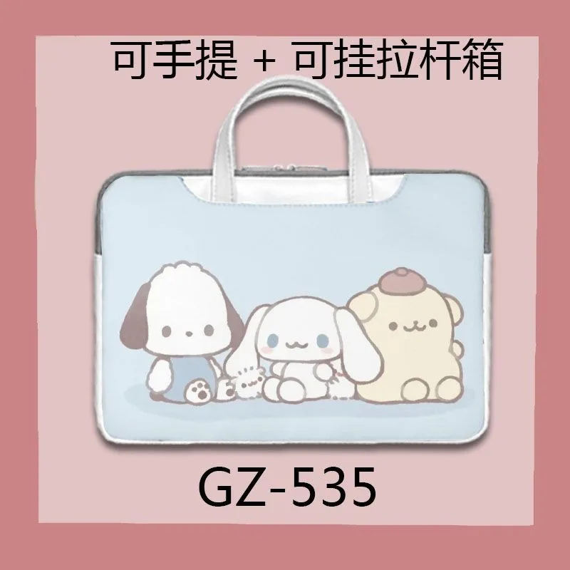 

Sanrio My Melody Laptop Bag Cinnamoroll Cute Large Capacity Tablet Organizer Cartoon Handbag Laptop Case 12in 13in 14in 15 16in