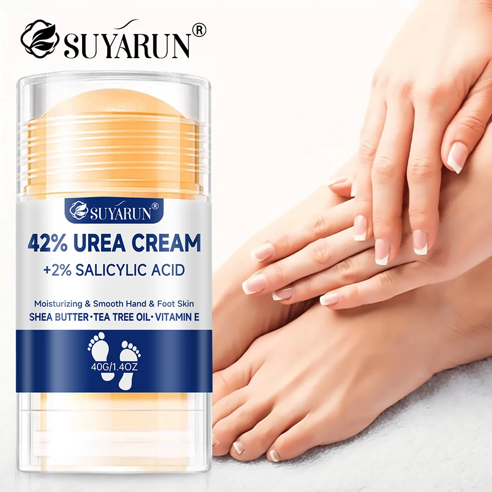 

SUYARUN 42% Urea Foot Cream Stick - Moisturizing & Exfoliating, Cracked Heel Repair, Deep Hydration for Dry Feet, Long protect.