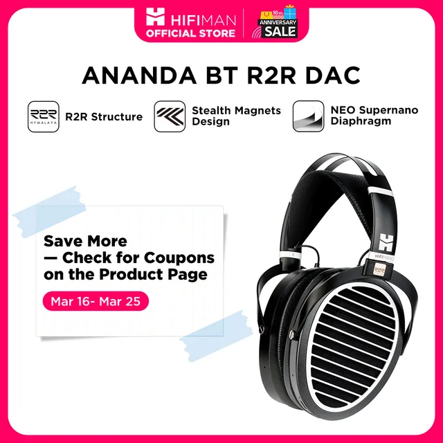 HIFIMAN ANANDA BT with R2R
