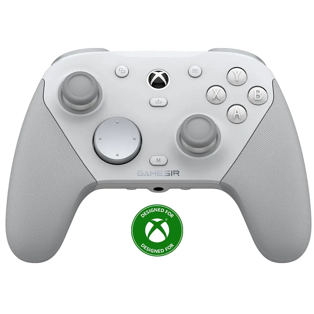 

Проводной контроллер Xbox для Series X | Игровой контроллер S, One, PC и Android с датчиками TMR, Hall-эффектом, частотой опроса 1000 Гц - белый