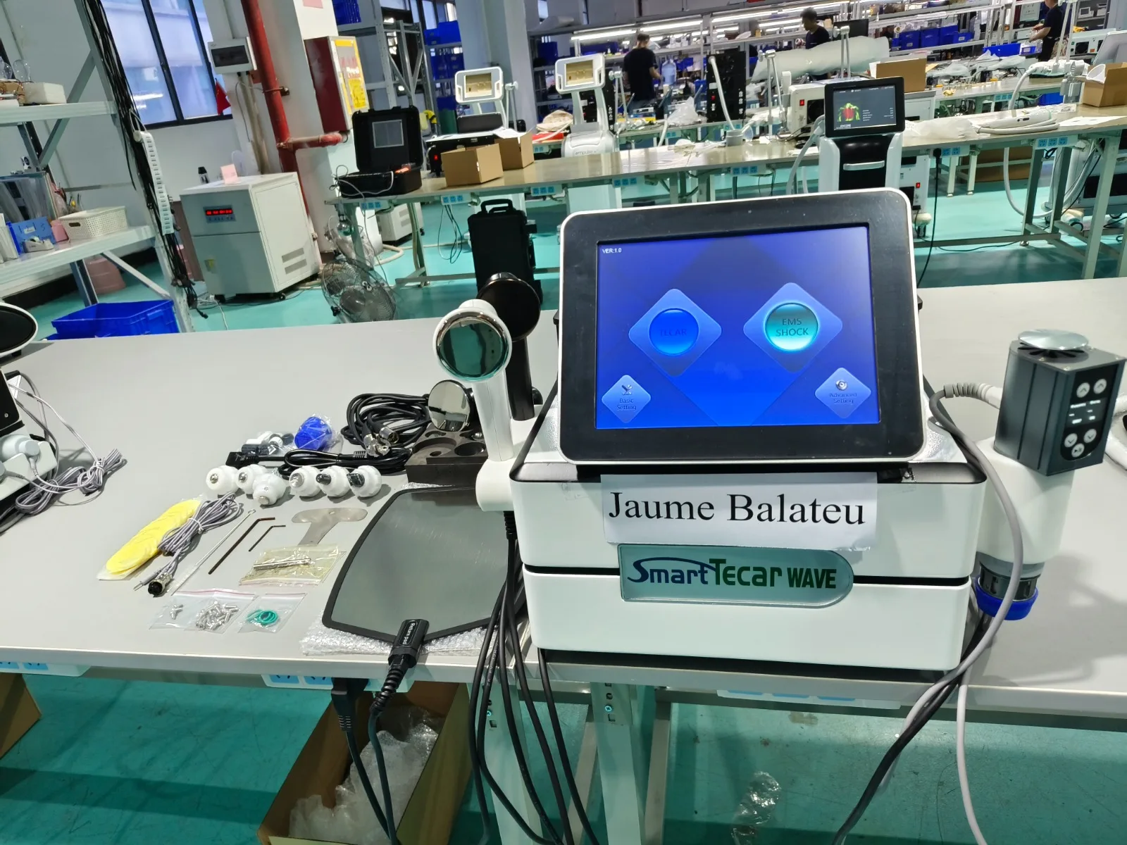 

3-in-1 Multi-Function Physiotherapy Diathermy Indiba Tecar 448Khz Facial Anti-Aging Weight Loss Pain Relief Massage Machine Emsh