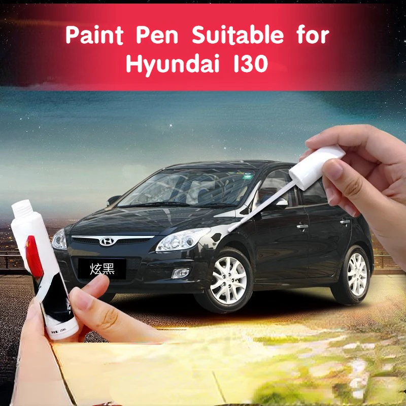 

Paint Pen Suitable for Hyundai I30 Special Car Paint Fixer Dazzling Black Crystal Silver Original Car Paint Surface Scratches Fa