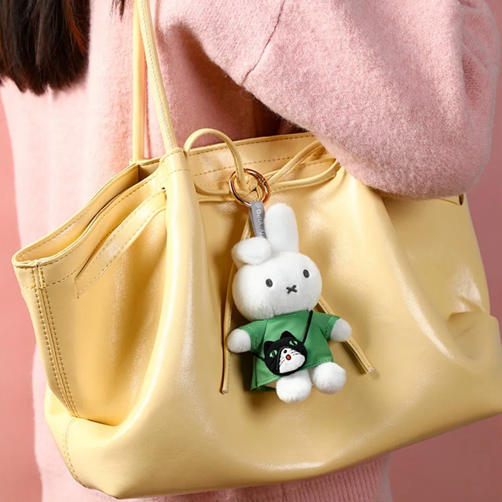 Oryginalny brelok do kluczy w stylu blind box, kawaii, nowa seria Mini Bag z Miffy, urocza lalka, breloczek, dekoracja, prezent dla pary, figurka, zabawka.