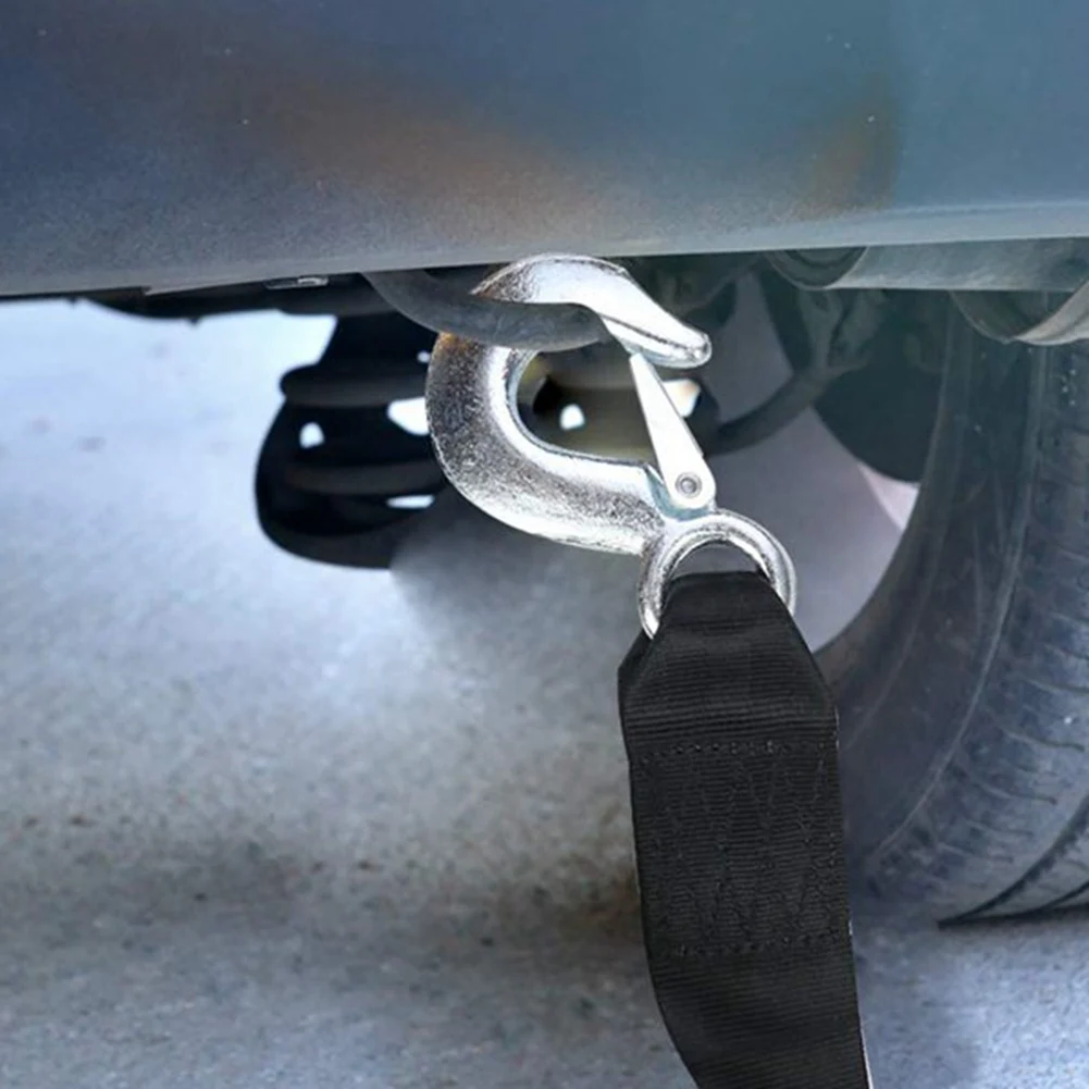 Classy-Boat Winch Strap With Hook And Safety Latch - Loop End - 5,000Lbs For Trailer, Ship Docking
