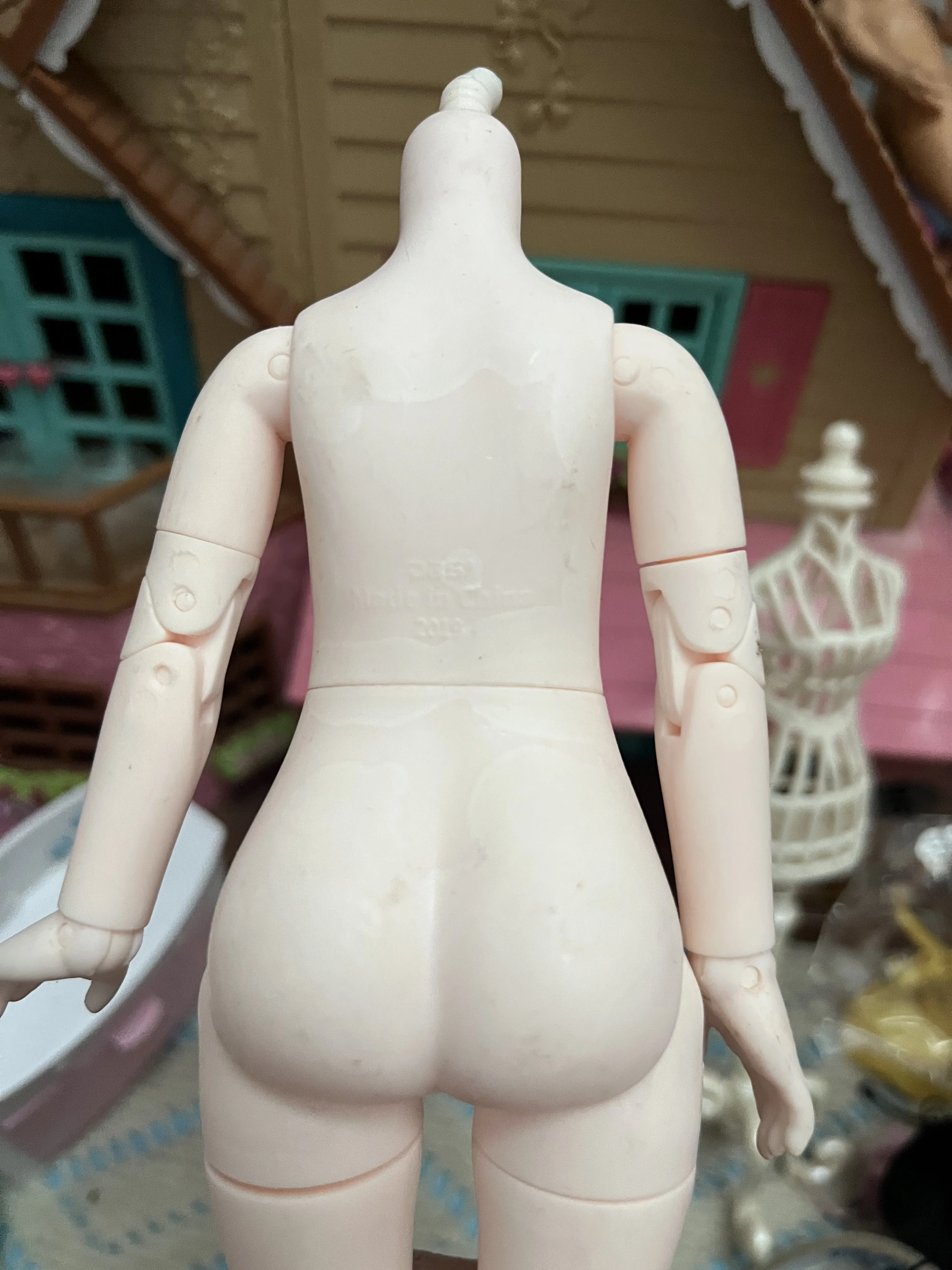 1 Stück 23 cm Universalversion Körper für 30 cm Mädchenpuppe 1/6 BJD Gelenke Körperzubehör für Mädchen Dress Up Spielzeug