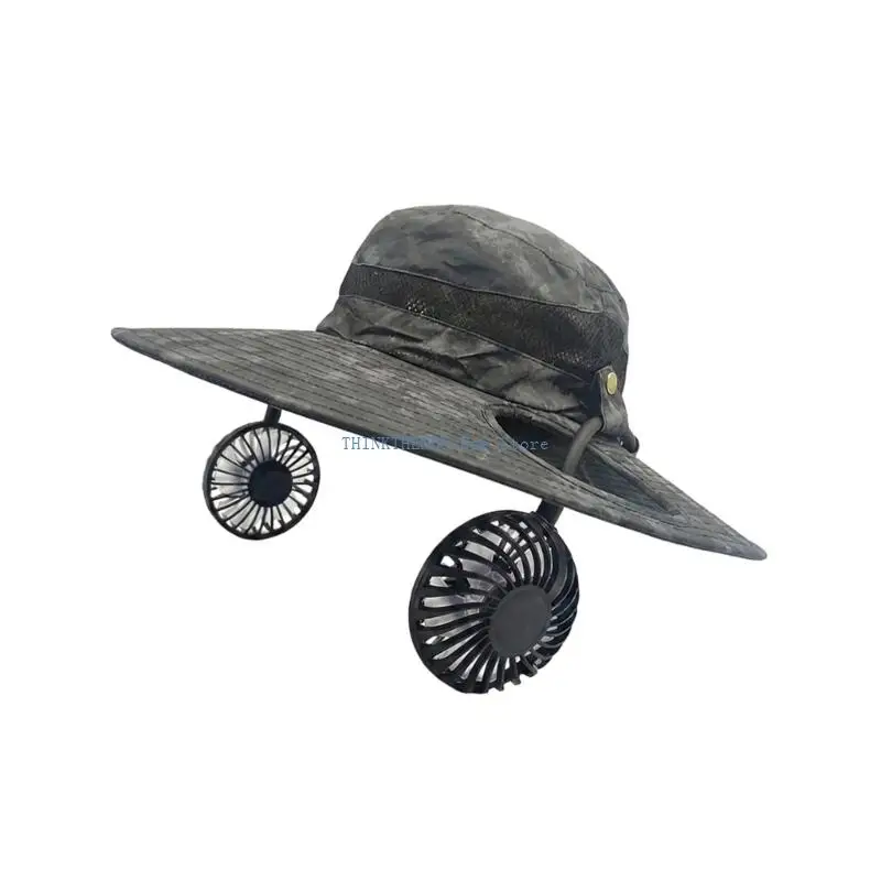 340D 2 in 1 Daily Wearable Cooling Cap For Construction Workers And Street Vendors