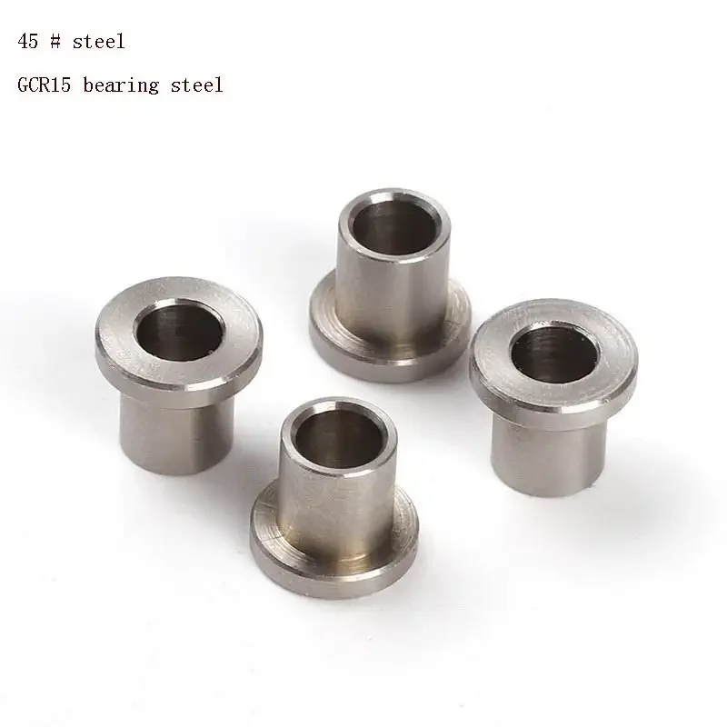 Flange Shaft Sleeve, 304 Stainless Steel Sleeve, GCR15 Bearing Steel Axle Sleeve Pipe, Fitness Equipment Accessories