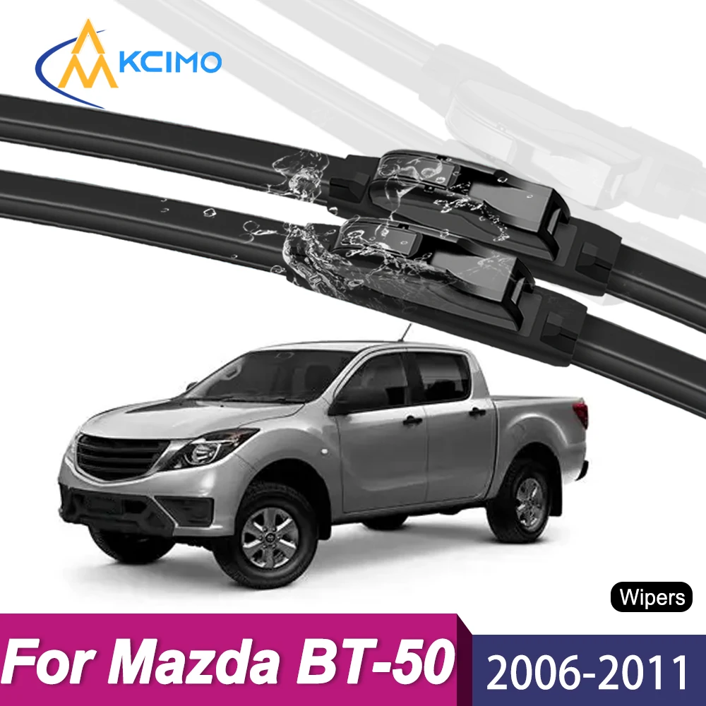 OEM Style Exact Fit Front Windshield Wiper Blades For Mazda BT-50 UN 2006-2011 Perfect Replacement Wiper Kit