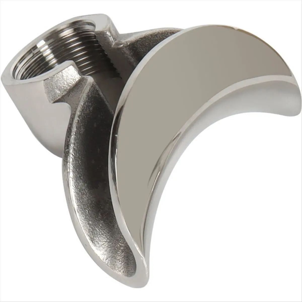 COFA 58mm Stainless Steel Portafilter Spout Diverter Nozzle for Espresso Machines - Ideal for Coffee Enthusiasts