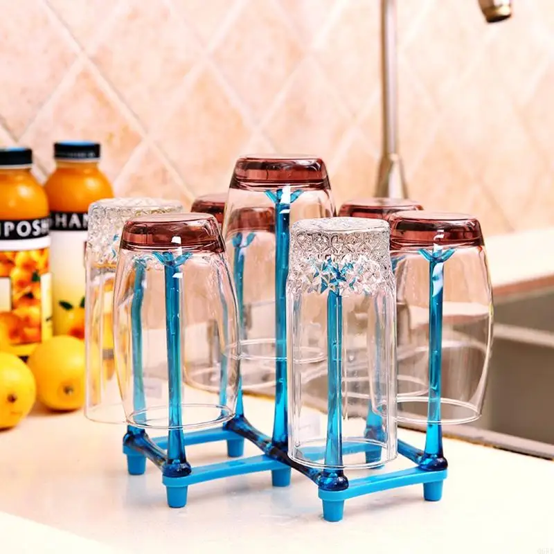 

Q6RE Bottle Drying Rack Beautiful Design Easy to Clean Used for Glass Cups Bottles