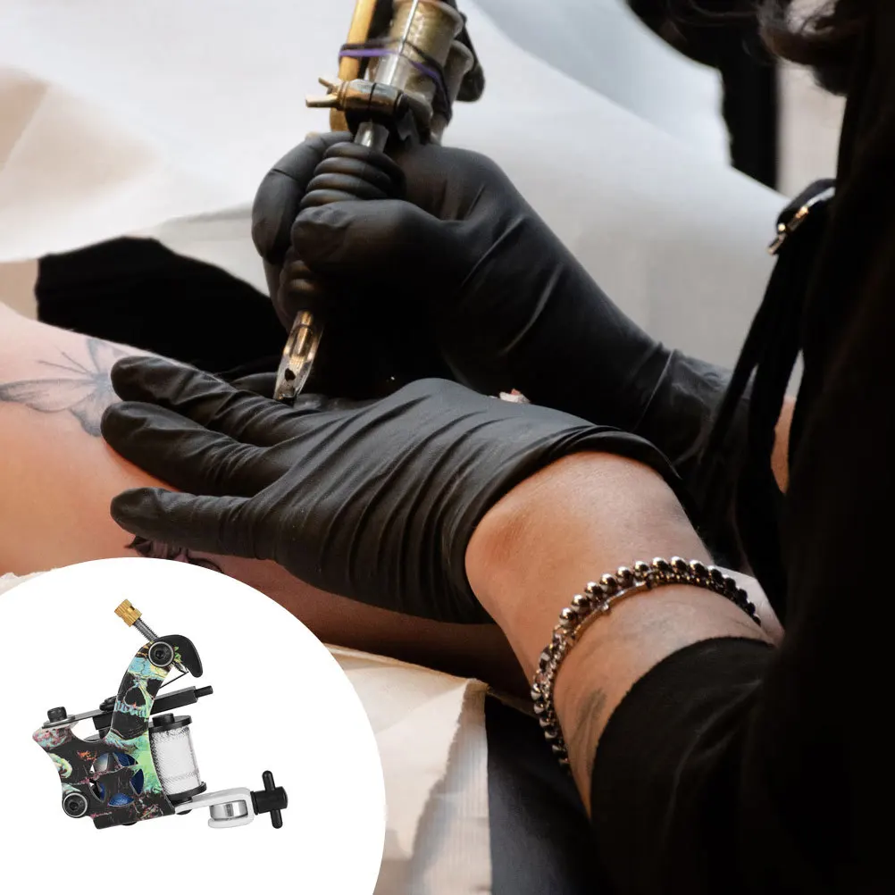 

Coil Tattoos Machine Professional Heavy Duty Iron Build Lightweight Ergonomic Handle Stable Operation for Beginners and Artists