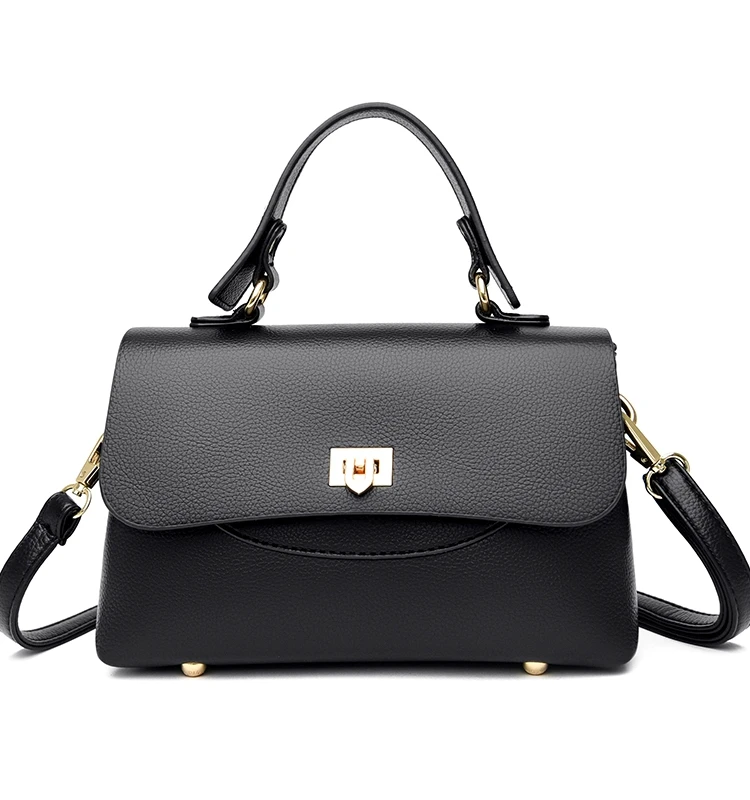 

Sli mat Leather oulder Bag Trendy Women's Crossbody Bag Versatile Large Capaci Soft Handbag for Mature Women