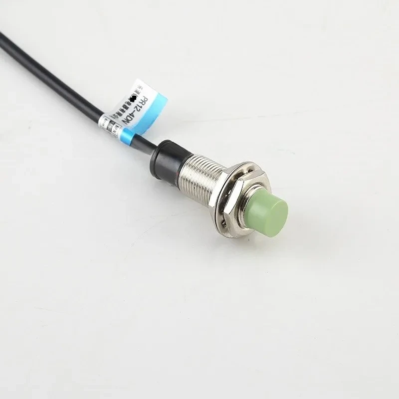 5 pièces M12 waterproof proximity switch PR12-4DN three-wire NPN normally open 12V-24V metal induction limit sensor