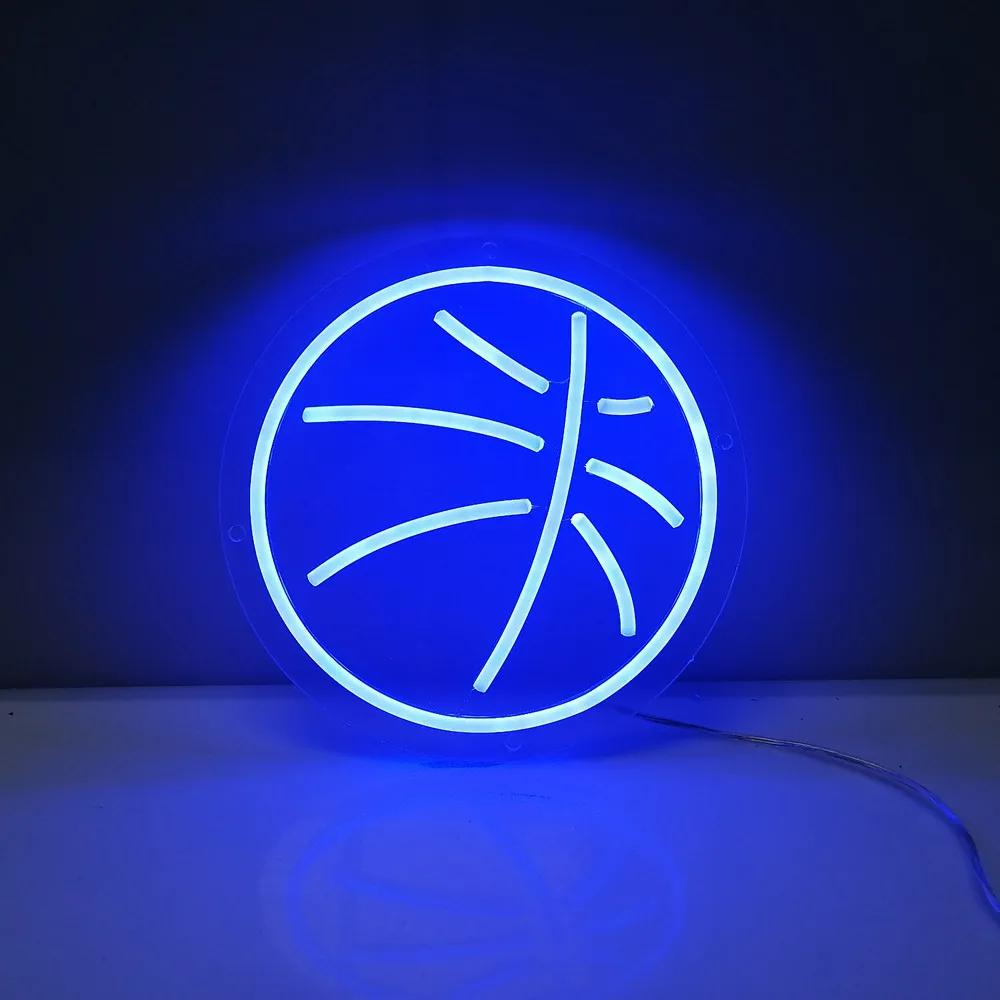 Custom Acrylic Neon Football Sign Personalized Room Decor Art Wall Hanging for Stadium Gymnasium Customizable Name Logo Slogan