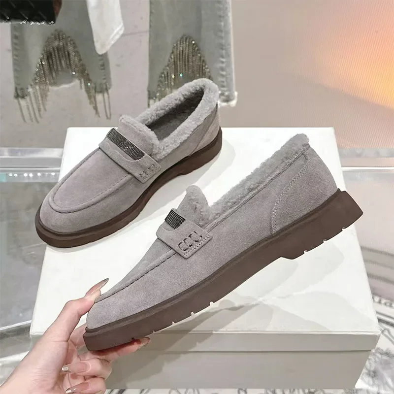 Women Winter Loafer… - image