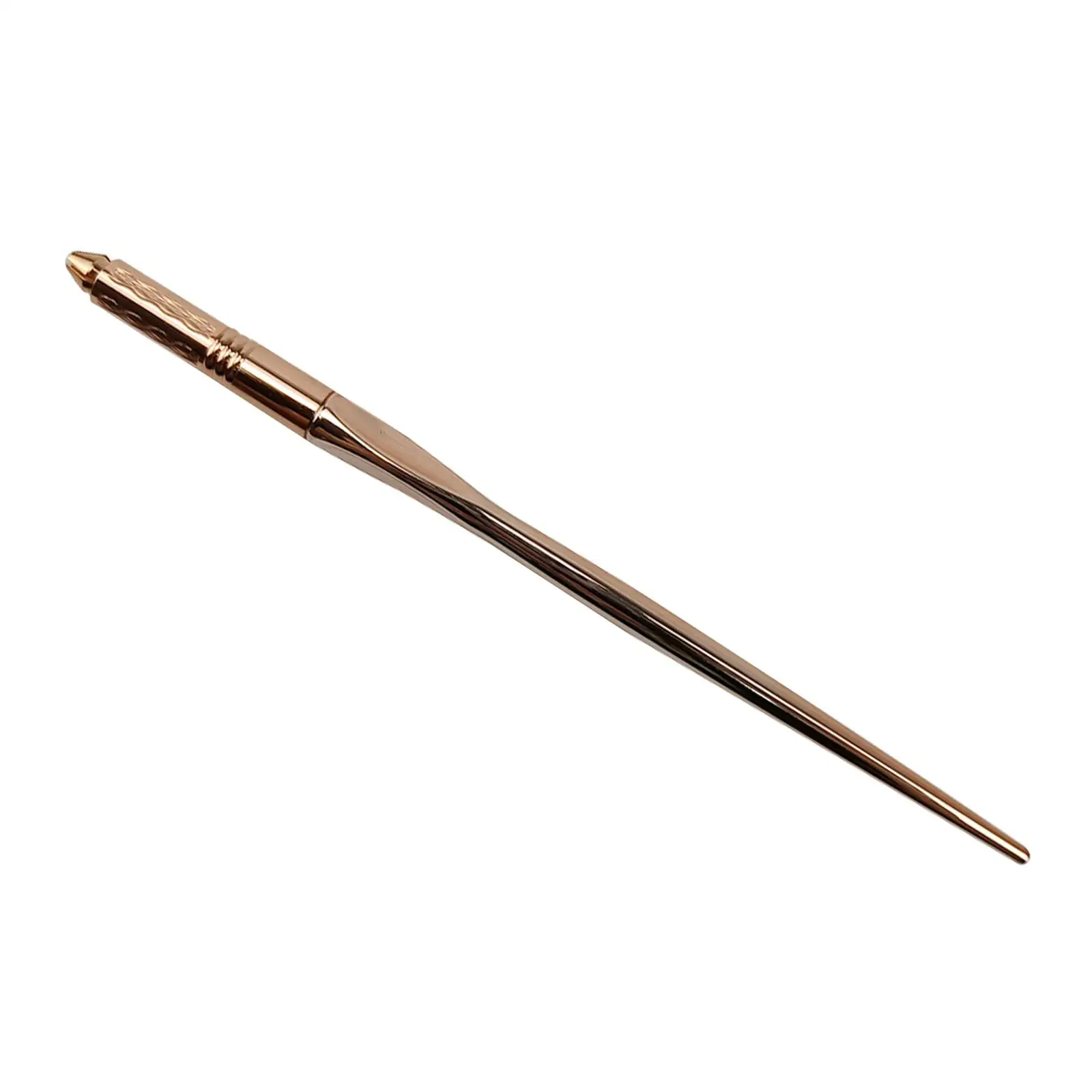 Crochet Hook Holder Metal Handle for Braided Hair Crafts Dreadlocks Weaving Professional Hairpin Supplies