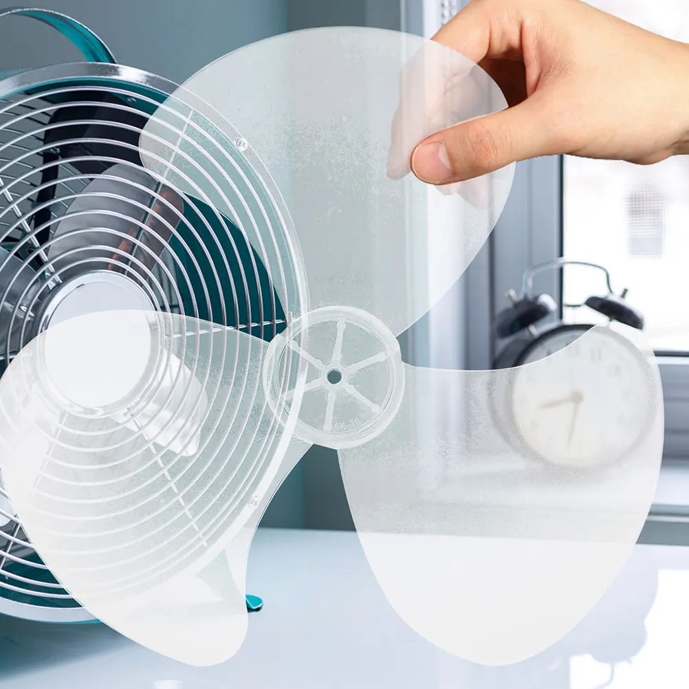

2pcs Fan Blades Replacement Plastic Table Accessories Pedestal Travel Powerful Airflow Electric Leaves Home Office