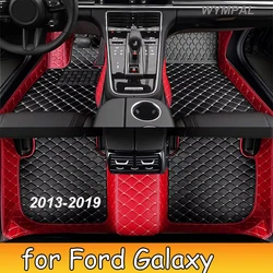 Car Floor Mats For Ford Galaxy Mk IV 3 2013 2014 2015 2016 2017 2018 2019 7seat Car Accessories