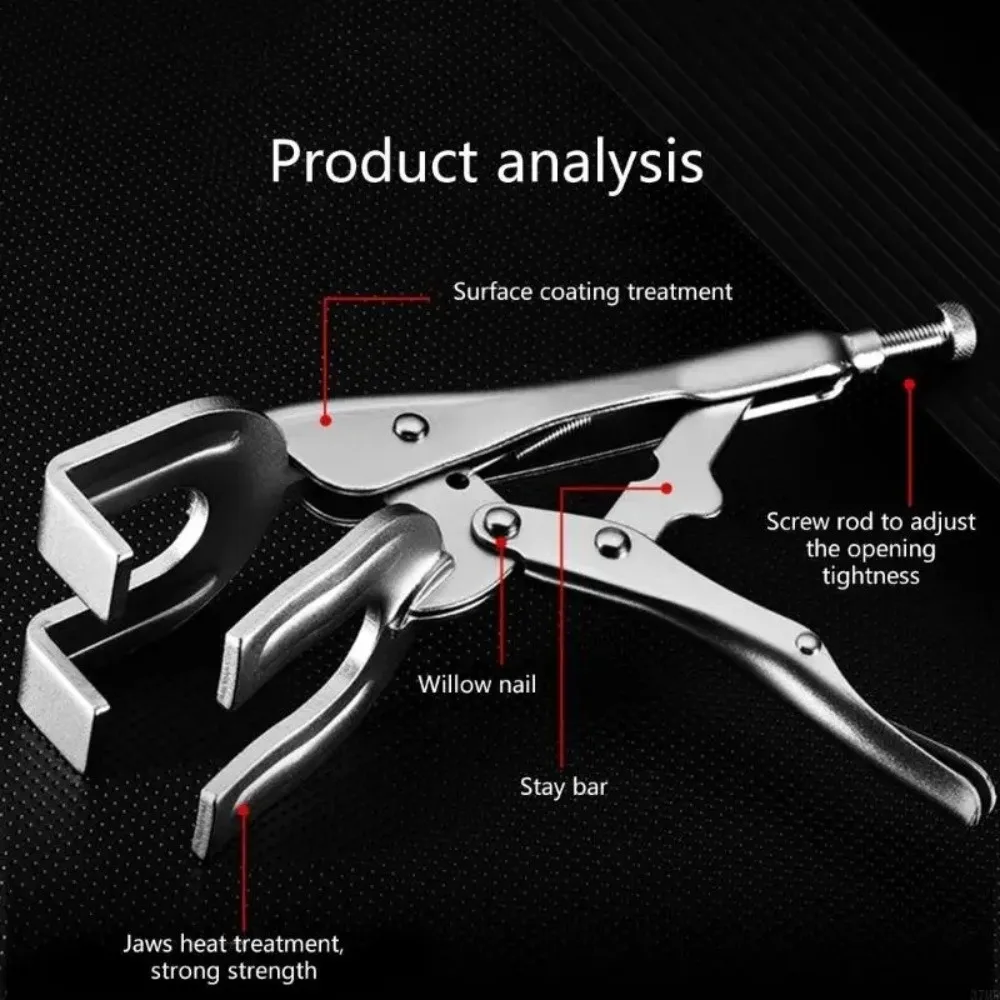 

Многофункциональные сварочные зажимные клещи из углеродистой стали, регулируемые, с быстрым фиксатором, прочные, U-образные