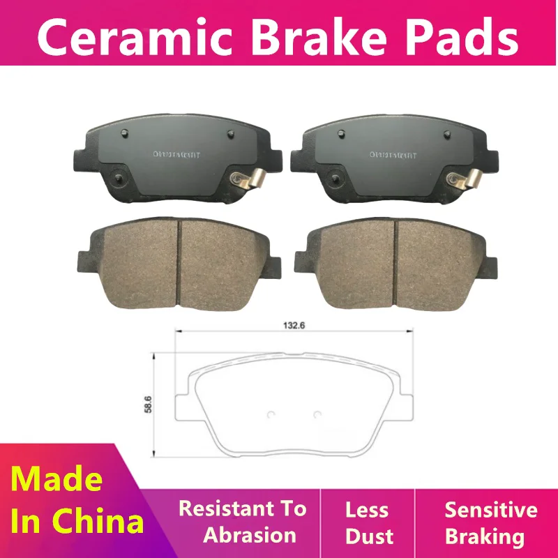 For Kia K5(Tf), Hyundai Sonata(Yf), Azund(Hg) Front Brake Pads 58101-2ta50/Auto Parts -01023