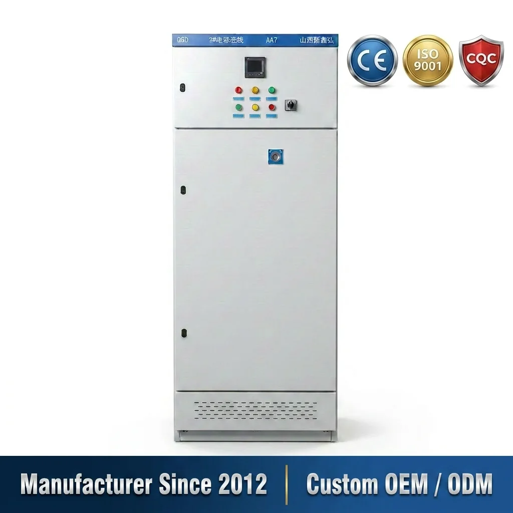 Custom OEM 380V 220V GGD Low Voltage Power Distribution Unit, Indoor Electric Control Panel, Manufacturer for Industrial Project