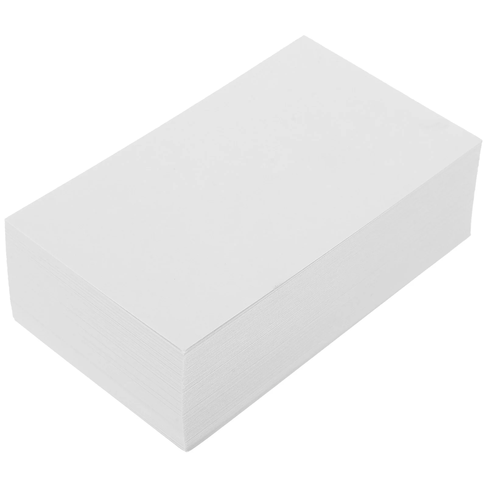 Imagem -06 - Cartões Flash em Branco Note Pad Scratch Paper Flashcards para Estudar Notas 200 Pcs