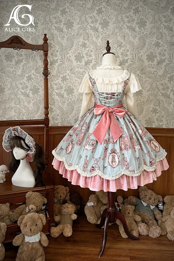 Bear & Doll ~ Sweet Lolita Limited JSK Dress by Alice Girl ~ Pre-order