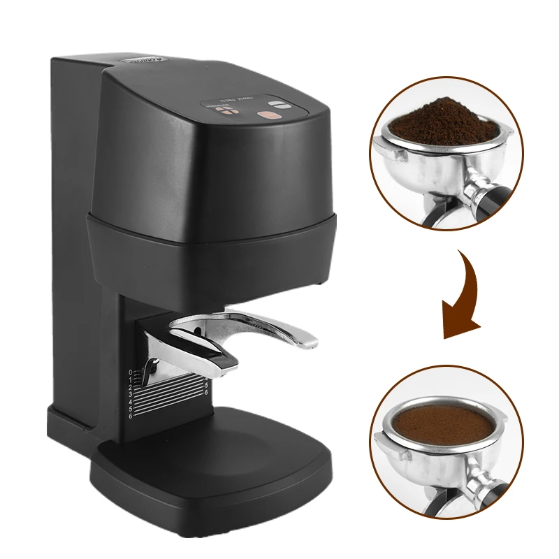 Electric Coffee Tamper 58mm Adjustable Pressure Force Professional Tool for Commercial And Home Use Automatic