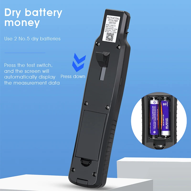 Imagem -04 - Live Fiber Optic Identifier com Construído em Visual Fault Locator Cabo Tester Traffic Detector Aua40a Alta Qualidade 10mw