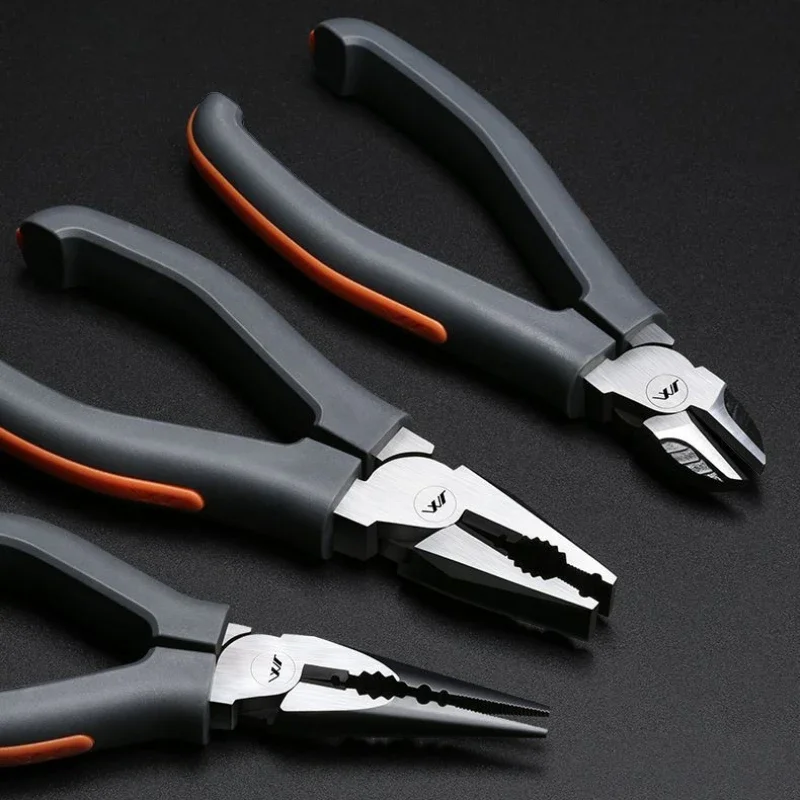 

Multifunctional Electrician's Special Vice Wire Pliers Pliers with Diagonal Needle-nose Pliers