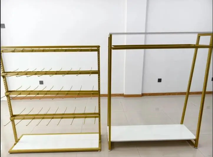 

Floor-Standing Double-Sided Sock Display Stand Underwear Storage Rack for Clothing Stores