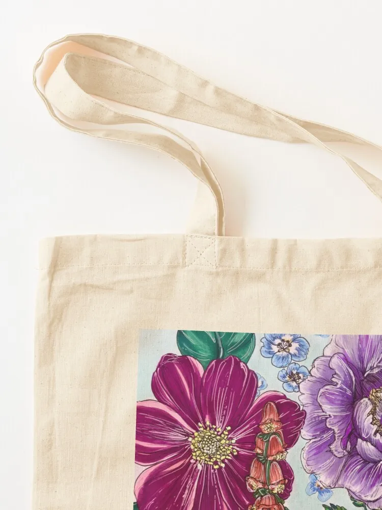 Blooming Botanical Tote Bag shopper bags Women's shopper bag Canvas bag tote bags cloth bags
