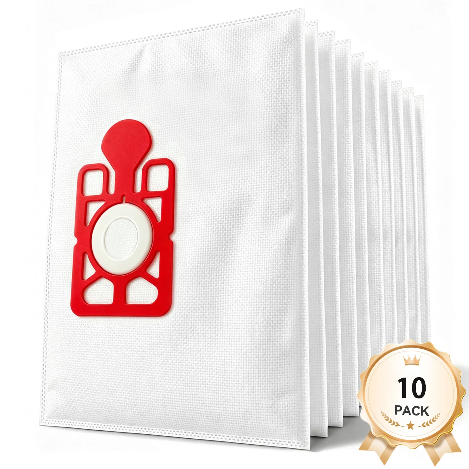 10 Bolsas de Repuesto para Aspiradoras Hoover, Henry, Hetty, Numatic, Basil y James con Filtro de Microfibra