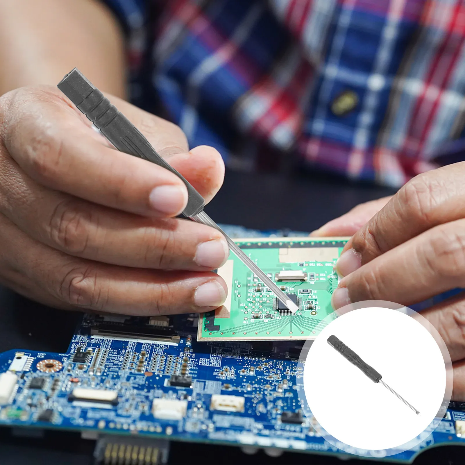 

Набор отверток из 50 предметов: прецизионные инструменты для ремонта электроники и домашнего использования, с плоским шлицем, из хромованадиевой стали, портативные