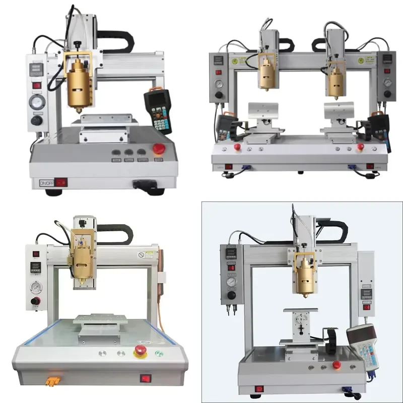 Automatic 3 Axis 4 Axis LED Light PCB Board Gluing Machine for Electronic Product Assembly