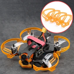 4PCS 2 Inch Propeller Semi Enclosed Protective Ring Anti-collision Protection Cover Blade Guard for 100 Brushless RC Drone Model