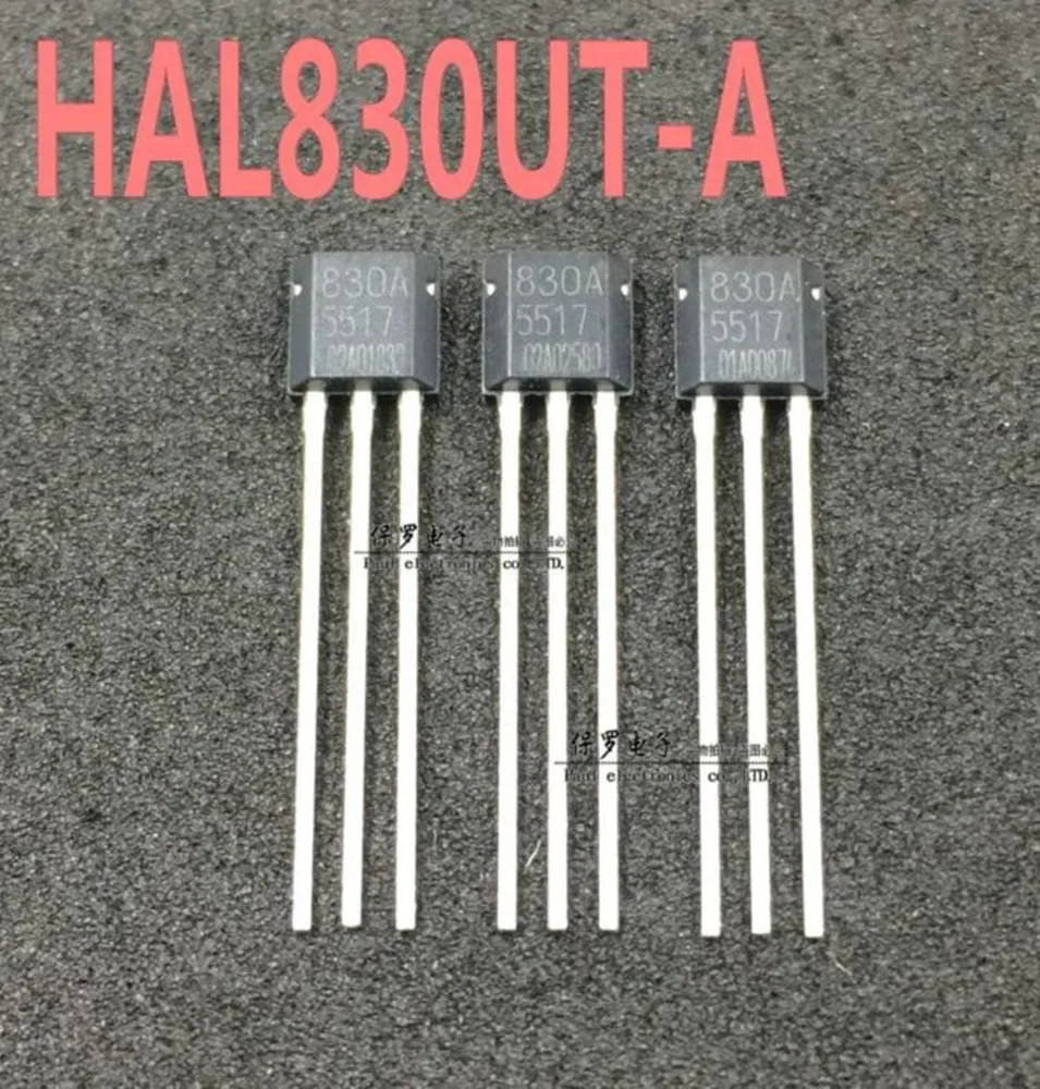 HAL830UT-A Silk screen 830A programmable Hall sensor accelerator pedal angle position detection